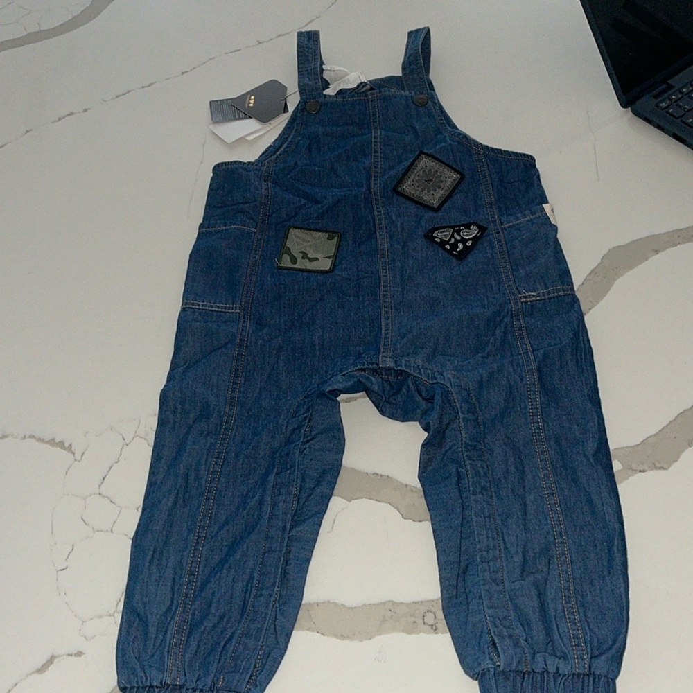 Cotton on Superman overalls size 18-24m